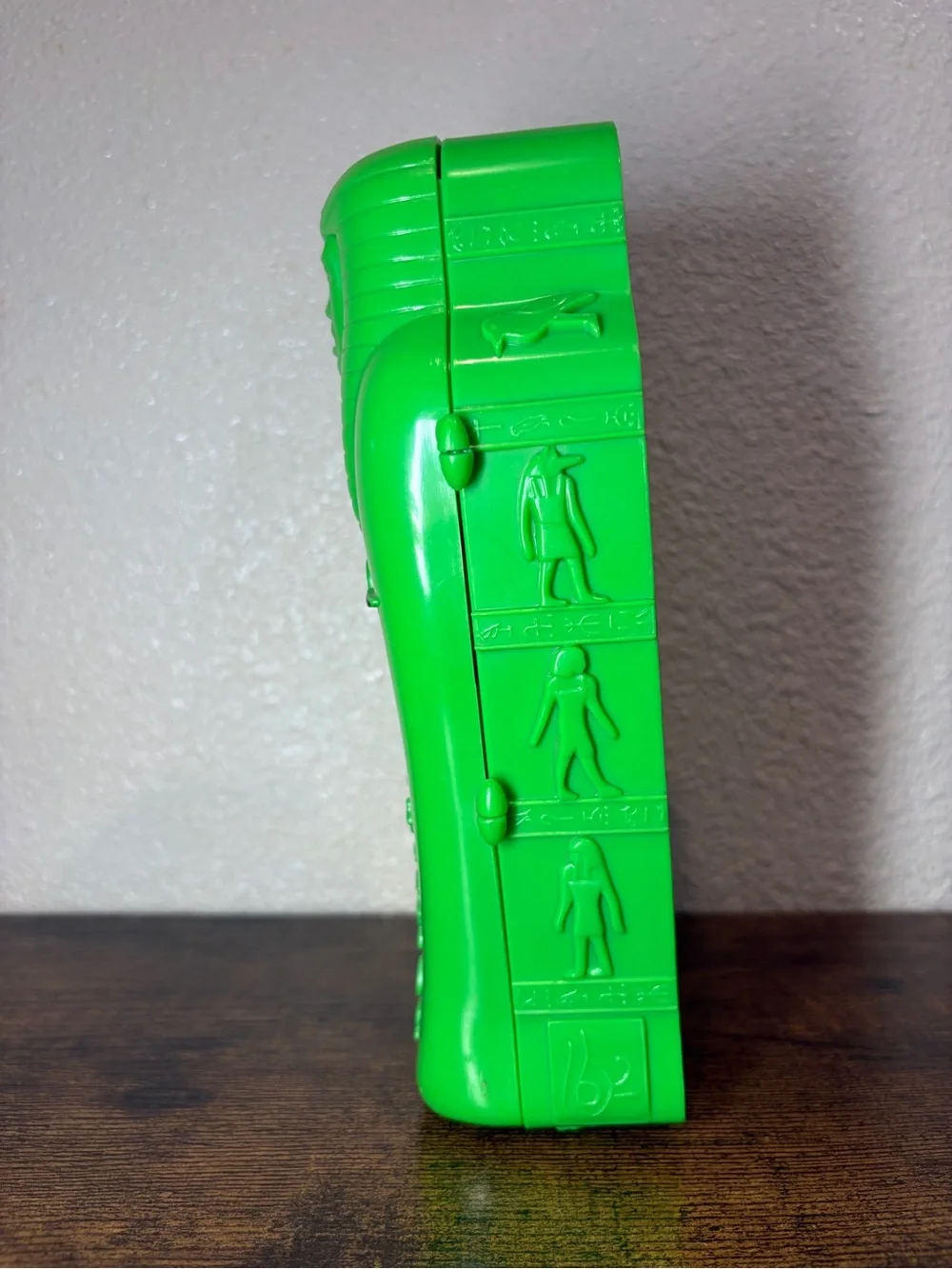Vintage Goosebumps Green Coffin Pencil Case Mummy 1996 Curse Tomb Prince Khor Ru